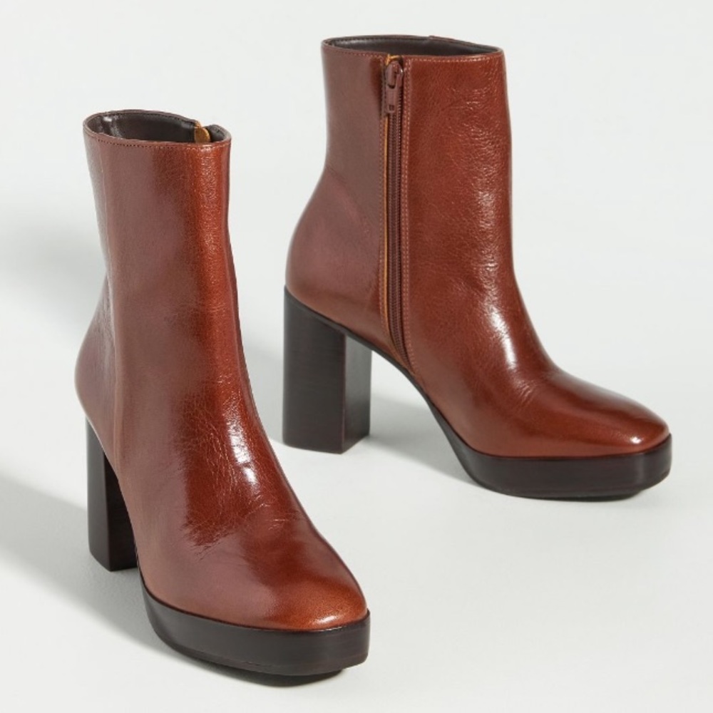 Anthropologie Platform Ankle Boot